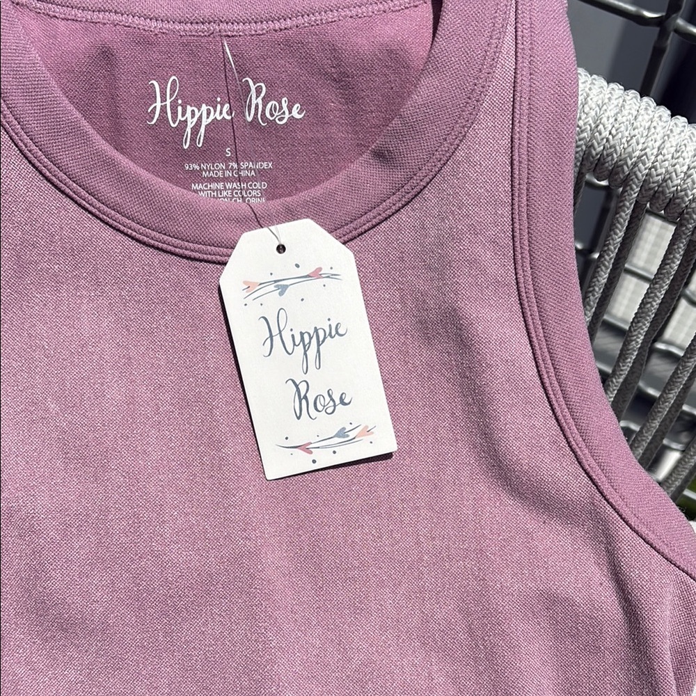 NWT HIPPIE ROSE BODYCON SLEEVELESS TANK DRESS - Picture 3 of 9